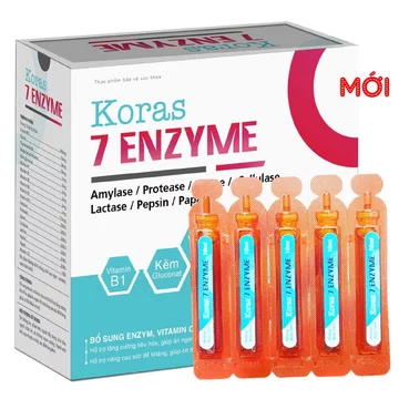 (Mới) Koras 7 Enzyme- Hỗ trợ bổ sung enzym,vitamin cho cơ thể, hỗ trợ tăng cường tiêu hóa,nâng cao đề kháng