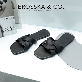 Combo 2 đôi dép nữ đế bệt thời trang Erosska siêu ưu đãi _ DE04777