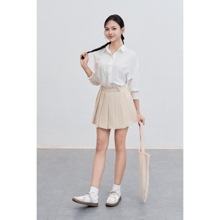 Quần Short Giả Váy Xếp Ly Kẹp Ren VIEN TRAN V64S25H001