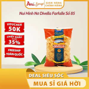 🎀 Nui Hình Nơ Divella Farfalle Số 85 – Gói 500g – Sắc Màu Ẩm Thực Ý