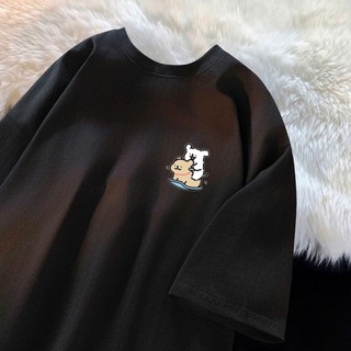 Áo Thun Phông Nam Nữ KONOVA Form Rộng Chất Liệu Cotton In Chữ 2 Mặt BONDI