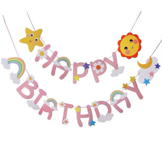 Bộ chữ Happy Birthday trang trí sinh nhật , phụ kiện trang trí sinh nhật , dây treo chữ Happy Birthday