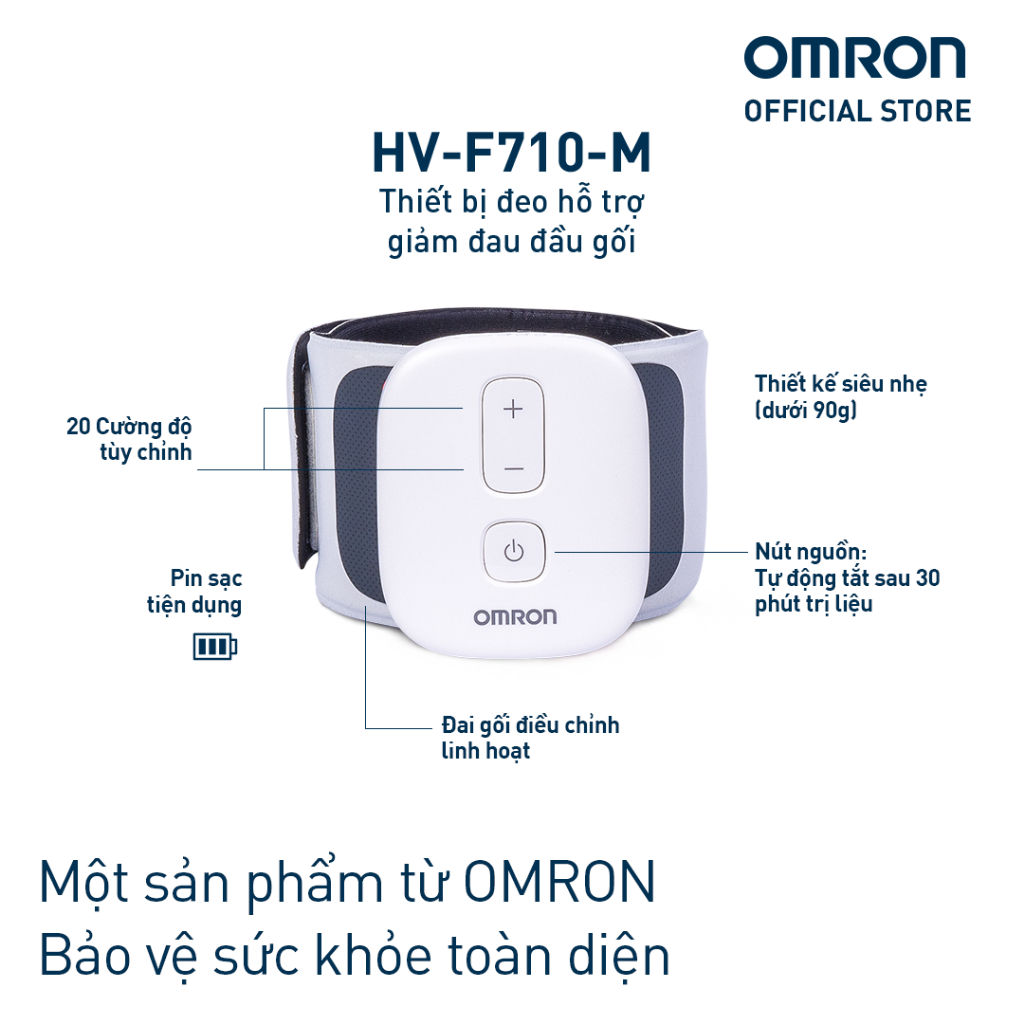 Máy Xung Điện Trị Liệu Đầu Gối OMRON HV-F710-M