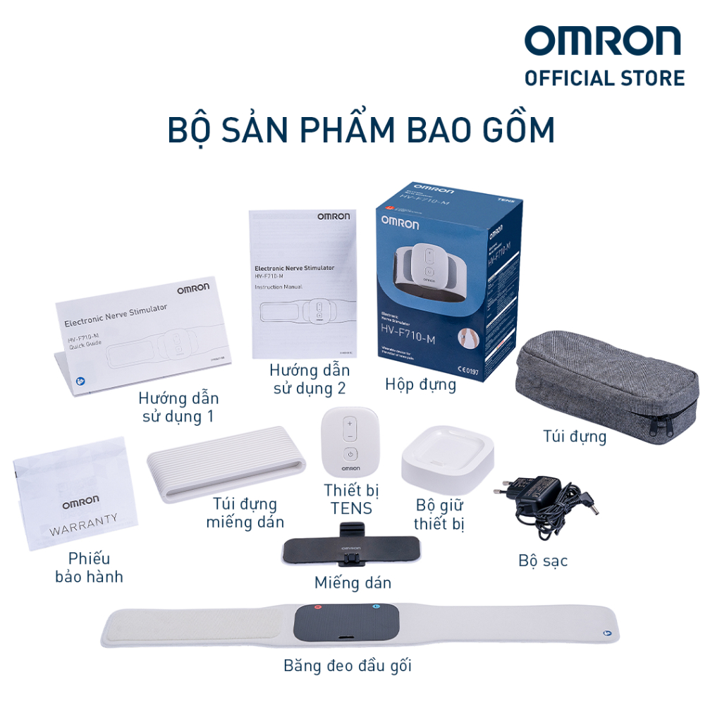 Máy Xung Điện Trị Liệu Đầu Gối OMRON HV-F710-M