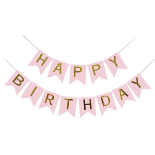 Bộ chữ đuôi cá Happy Birthday , dây treo Happy Birthday , phụ kiện trang trí sinh nhật