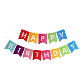 Bộ chữ đuôi cá Happy Birthday , dây treo Happy Birthday , phụ kiện trang trí sinh nhật