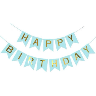 Bộ chữ đuôi cá Happy Birthday , dây treo Happy Birthday , phụ kiện trang trí sinh nhật