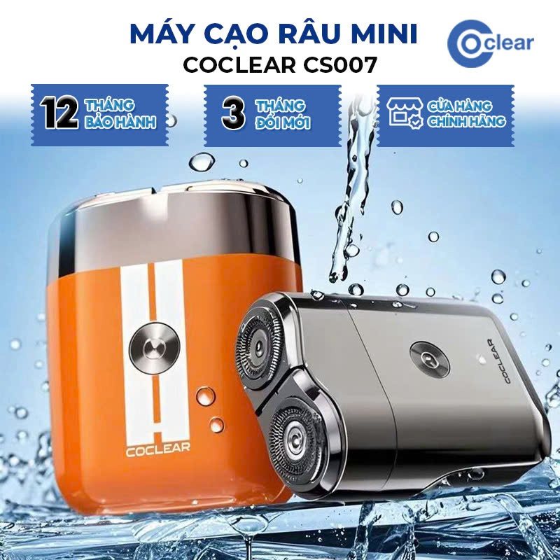Ảnh Máy cạo râu mini coclear CS007 thiết kế động cơ tốc độ cao, cạo khô và nước, pin sử dụng đến 2 tháng, bảo hành một năm 1