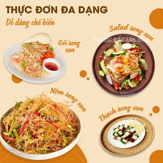 Rong sụn trắng 100g, rong sụn biển khô, dùng nấu chè sâm bổ lượng, nước giải khát, làm gỏi, nộm