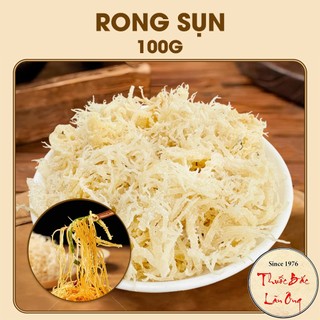 Rong sụn trắng 100g, rong sụn biển khô, dùng nấu chè sâm bổ lượng, nước giải khát, làm gỏi, nộm