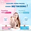Nước muối sinh lý cho bé Fysoline Pháp vệ sinh mắt, mũi, miệng hàng ngày trẻ em hộp 40 ống x 5ml