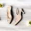 Giày Slingback Gót 7 Phân Phối Khoá Chéo Pixie H395