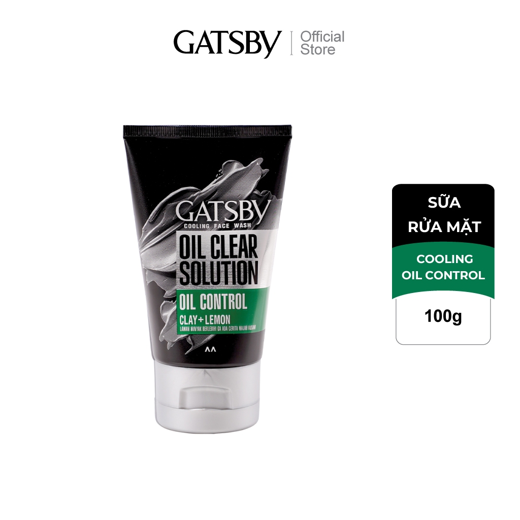 Ảnh Sữa rửa mặt nam da dầu GATSBY Cooling Oil Control 100g 1