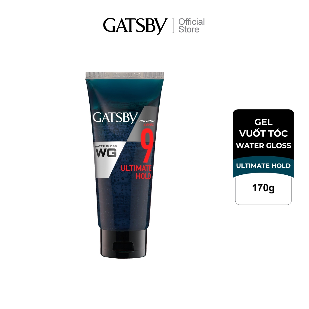 Ảnh Gel vuốt tóc nam giữ nếp vượt trội GATSBY Water Gloss Ultimate Hold 170g 1