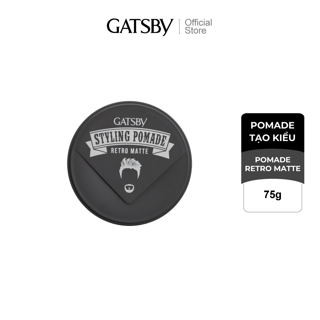 Ảnh Pomade tạo kiểu tóc GATSBY Styling Pomade Retro Matte 75g 1