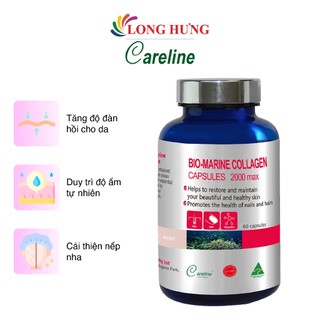 Viên uống Careline Bio - Marine Collagen hỗ trợ làm đẹp da (60 viên)