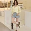 Quần short jean nữ GILLEE cạp cao dáng rộng, quần jean ngắn trẻ trung mặc hè siêu mát FQJ046