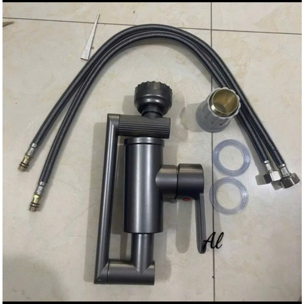 Bộ Vòi Rửa Mặt, Vòi Rửa Tay Lavabo Đầu Xoay 720 Độ Thông Minh Vòi Nước Nóng Lạnh 2 Chế Độ Xả