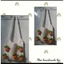 Túi lưới cà rốt đeo chéo M8 - túi lưới đi biển - handmade len - crochet