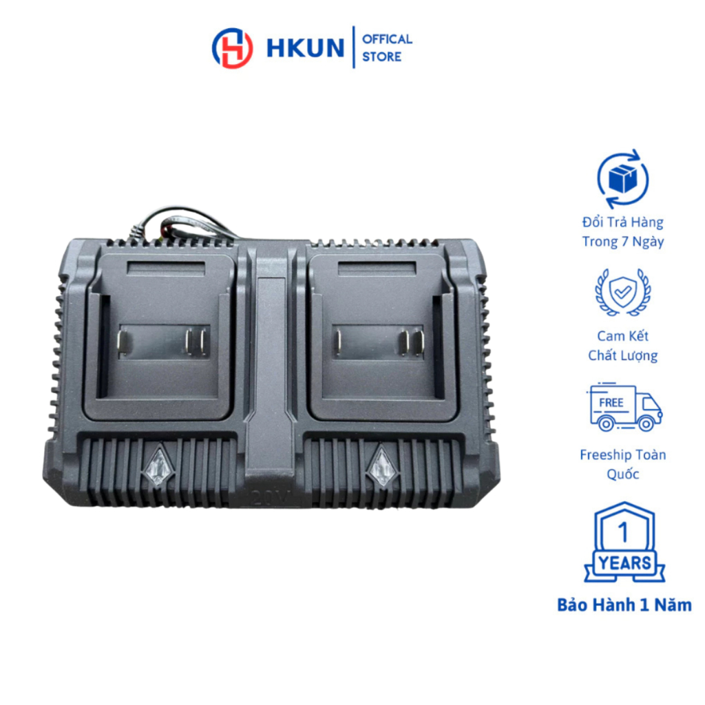 Sạc Pin Nhanh DRAMA 2,2A - 21V, Sạc Đôi Bản Mạch Lớn Chân Pin Phổ Thông 4cm , Có Chip Bảo Vệ Dòng Điện