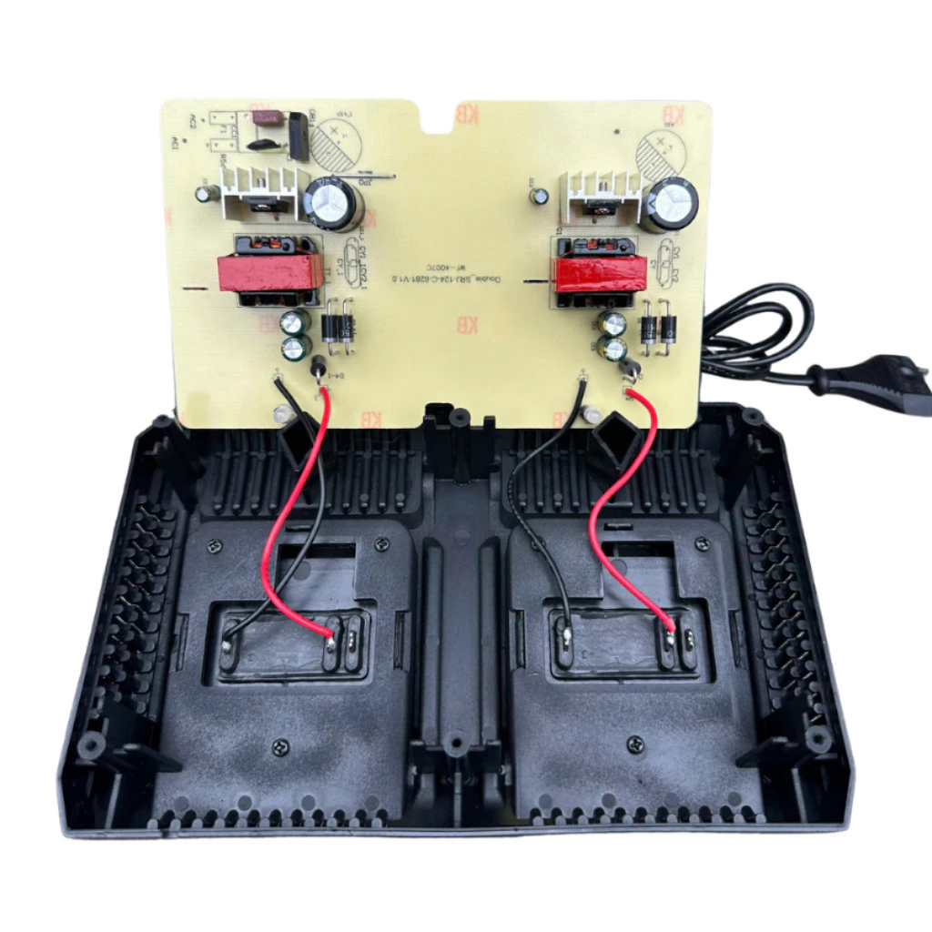 Sạc Pin Nhanh DRAMA 2,2A - 21V, Sạc Đôi Bản Mạch Lớn Chân Pin Phổ Thông 4cm , Có Chip Bảo Vệ Dòng Điện