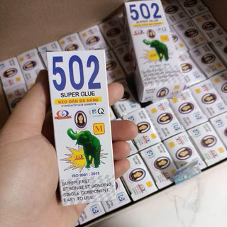 Hộp 50 chai keo dán 502 M Thành Phát, keo dán sắt kết dính nhanh, tiện lợi
