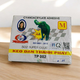 Hộp 50 chai keo dán 502 M Thành Phát, keo dán sắt kết dính nhanh, tiện lợi
