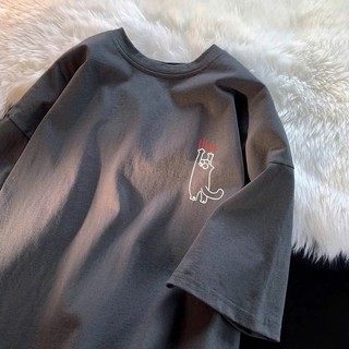 Áo phông thun nữ nam 3158 form rộng KONOVA chất liệu cotton khô in hình vịt donaldduck cute