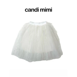 CANDI MIMI Chân váy dài voan xoè lót nhung cotton cao cấp - Phong cách Hàn Quốc