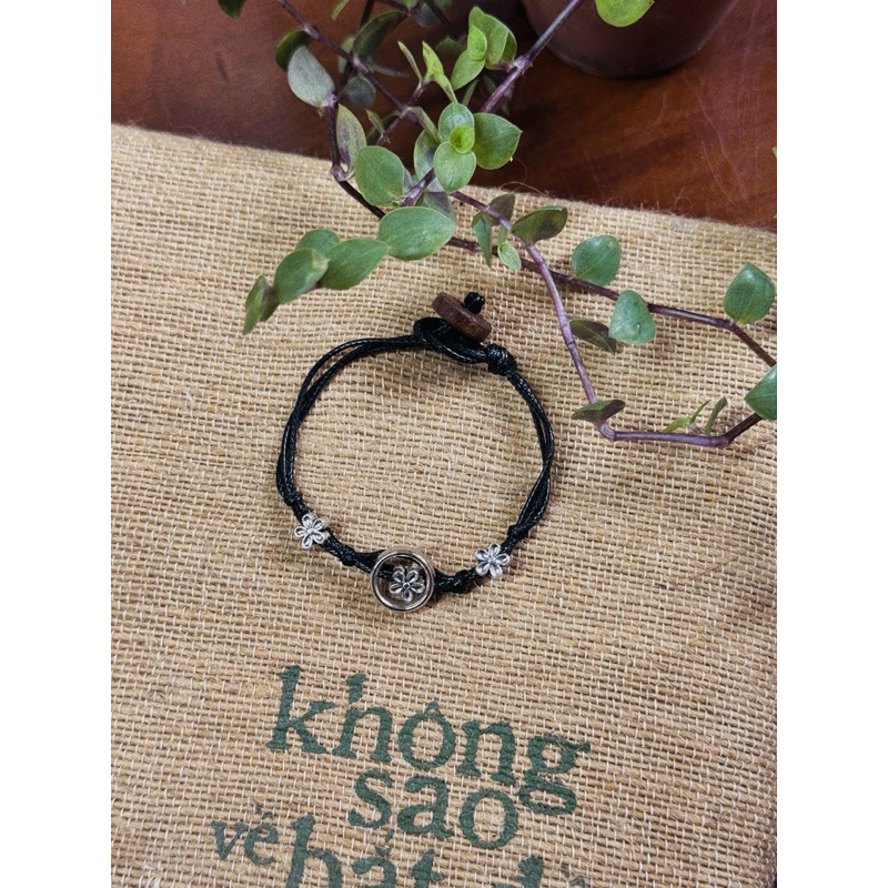 Set vòng Asuka - vòng cổ/ dây chuyền và vòng tay charm hoa nhí dễ thương