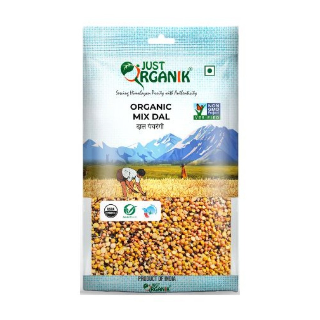 Hỗn hợp đậu hữu cơ Just Organik Organic Mix Lentils 500g