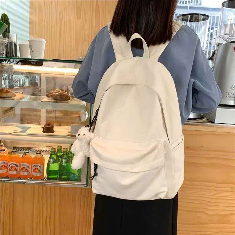 Balo đi học nam nữ ulzzang hình con vịt đáng yêu,Thiết kế nhiều ngăn Chứa được laptop Ba lô đeo vai chống thấm nước