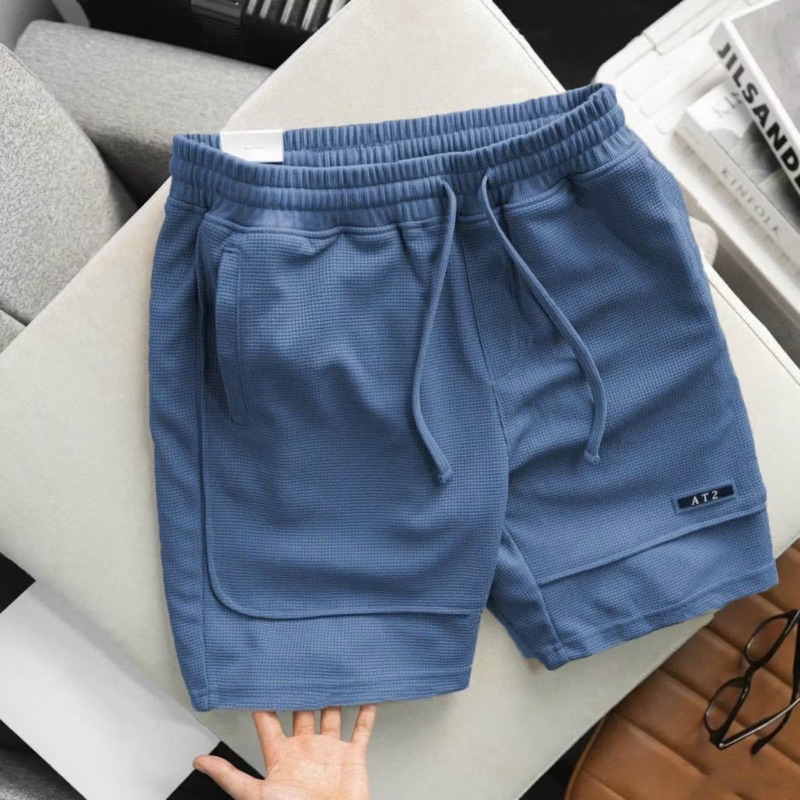 Quần Đùi Nam Hàng VNXK Chất Vải Cotton Tổ Ong Chính Phẩm, Quần Short Thun Nam Nhiều Màu Thoáng Mát Hàng Cotton Loại 1