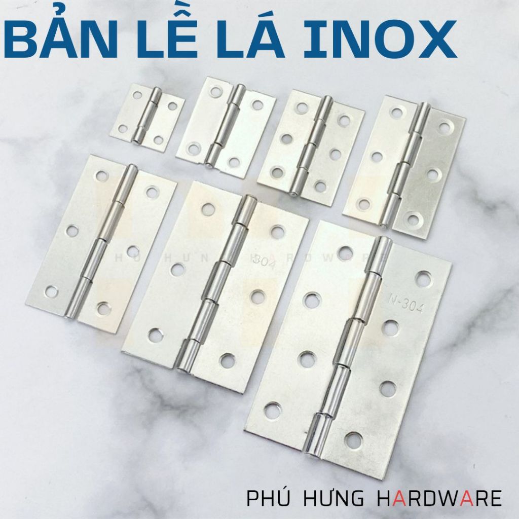 Bản lề lá inox 304 đủ kích thước | Shopee Việt Nam