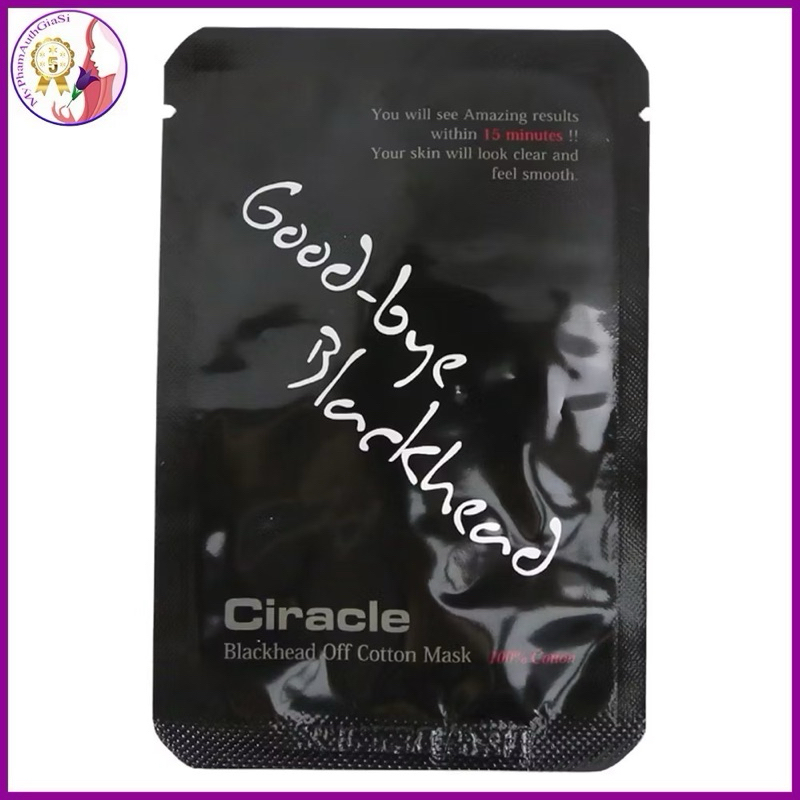 Miếng dán mụn CIRACLE PORE CONTROL BLACKHEAD OFF SHEET 5ML - Hàn Quốc hạn 2028  IS93