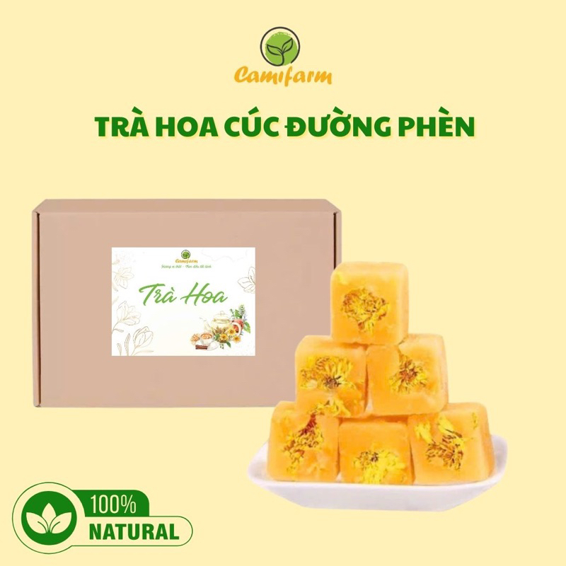 Ảnh Trà hoa cúc đường phèn mật ong Camifarm dưỡng nhan, thanh lọc, chống lão hóa, tốt cho sức khỏe 1