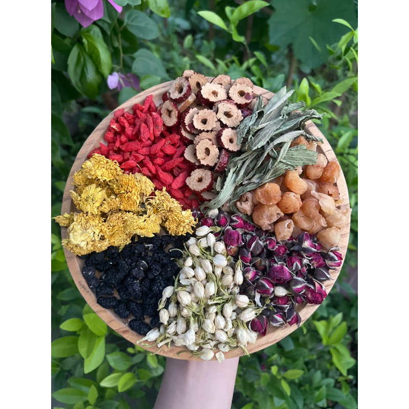 Ảnh Trà Dưỡng Nhan 8 Vị Camifarm (Hộp 30 gói) Đẹp Da, Thanh Nhiệt, Mát Gan, An Thần Ngủ Ngon 2