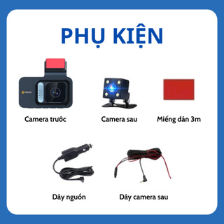 Camera hành trình ô tô K4 ghi hình trước sau phân giải 1080HD camera lùi hiển thị vạch kết nối điện thoại bảo hành 1 năm
