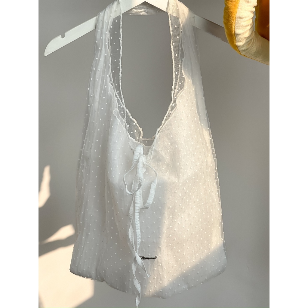 Dear Dot Tote Bag - Remmus | Túi chấm bi 2 lớp voal cho nữ