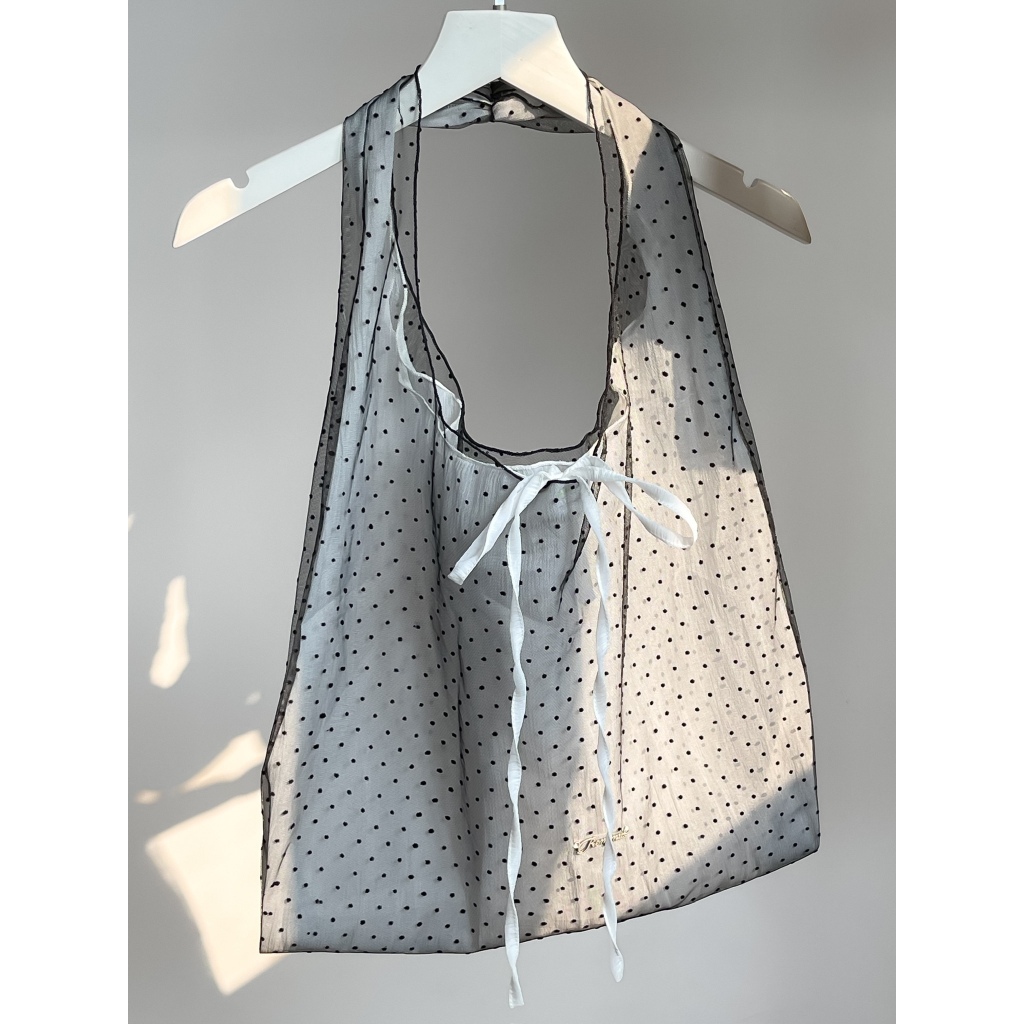 Dear Dot Tote Bag - Remmus | Túi chấm bi 2 lớp voal cho nữ