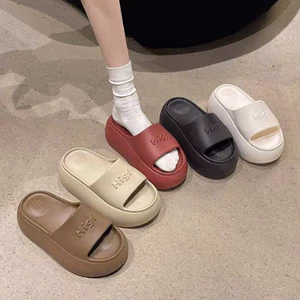 Dép nữ Dép đúc bánh mì dép đúc EVA cao 6cm in chữ HIGF hàng QCCC hot trend 507