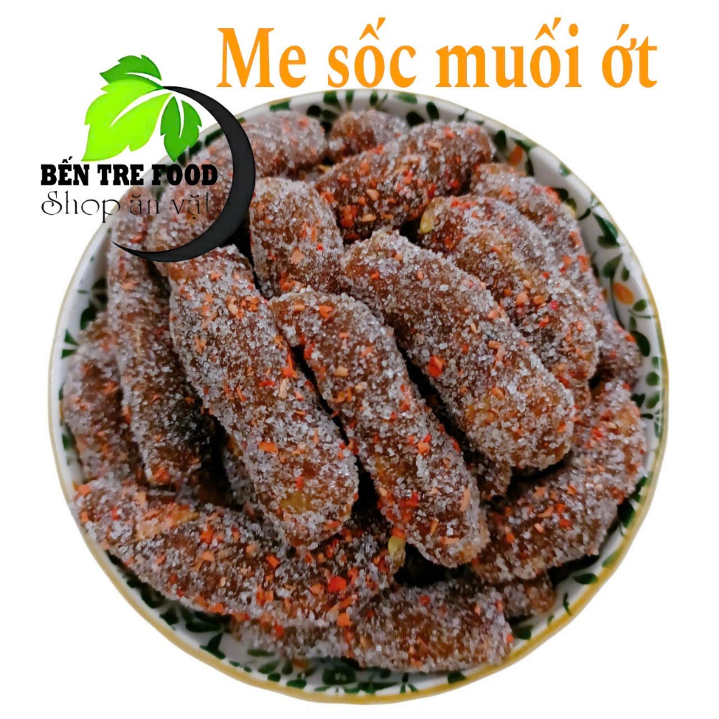 Kẹo me sốc muối ớt Bến Tre vị chua ngọt cay cay ớt
