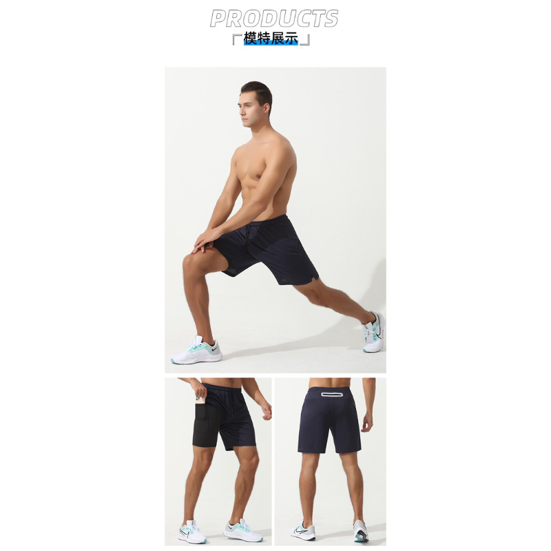 QUẦN nam thể thao 2 lớp có túi kéo chạy bộ, tập gym, đạp xe đạp thun lạnh...HOT 2025