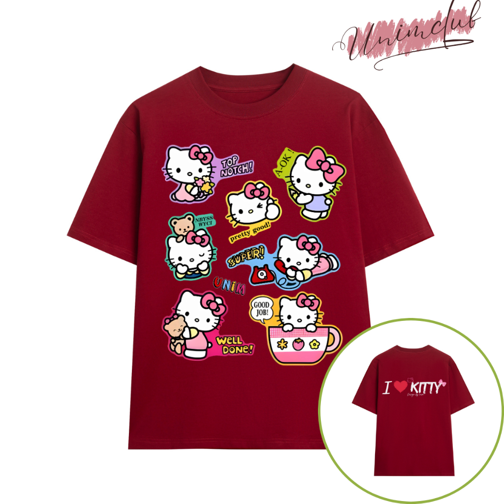 [Limited] Áo Thun Mèo Kitty Đeo Nơ Đáng Yêu Cotton Việt Cao Cấp Mềm Thoáng Mát In 3D APK09