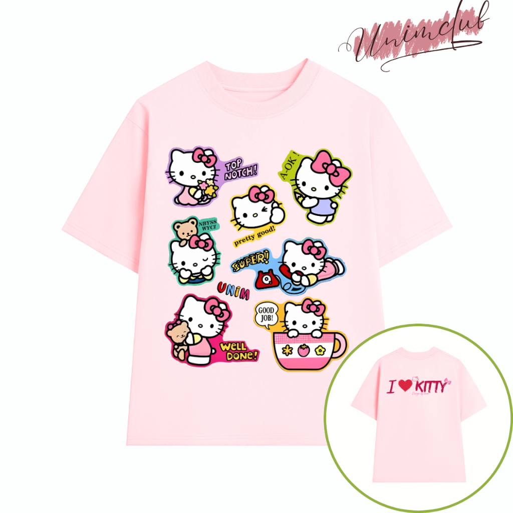 [Limited] Áo Thun Mèo Kitty Đeo Nơ Đáng Yêu Cotton Việt Cao Cấp Mềm Thoáng Mát In 3D APK09