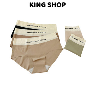 Combo 5 Quần Lót Su Nữ Viền Chữ Màu Xinh, Quần Chip Nữ Đáy Dán 2 Lớp Kháng Khuẩn King Shop L-2244