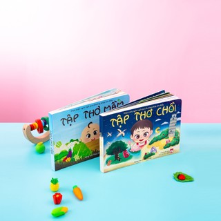 Tập thơ Mầm Chồi - Ngôn ngữ và nhận thức cho bé- Phương pháp âm điệu- Độc quyền từNuoidaybe
