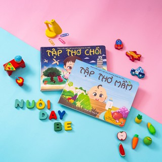 Tập thơ Mầm Chồi - Ngôn ngữ và nhận thức cho bé- Phương pháp âm điệu- Độc quyền từNuoidaybe