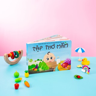 Tập Thơ Mầm Cho Bé Nói Theo Phương Pháp Âm Điệu, Cho Bé Tập Đọc, Tập Nói - Phát Triển IQ, EQ
