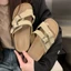 Dép nữ Birken đế cao quai da khuy khóa sang xịn bản QC fullbox - Dép nữ hot trend mới về
